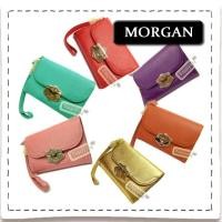 ราคา MORGAN แท้!!! กระเป๋าสตางค์ใบกลาง หนังลายเงา (431141350)