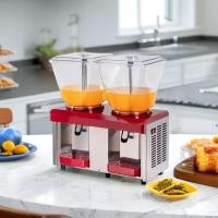 ราคา เครื่องจ่ายเครื่องดื่มเย็นพร้อมถัง2 ถังเครื่องจ่ายน้ำผลไม้เย็น 25L เครื่องทำเบียร์ Double cylinder juice machine (24373072093)