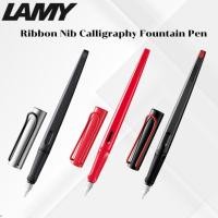 ราคา LAMY joy Calligraphy Fountain Pen 1.1/1.5/1.9mm Ribbon Nib Italic Art Strawberry AL Black (57104765932)