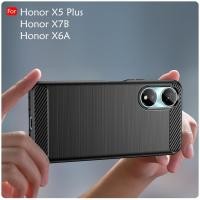 ราคา Huawei Honor X7B Honor X6A Honor X5 Plus X5+ Hairline Back Case Cover TPU Silicone Soft Casing (42155841872)