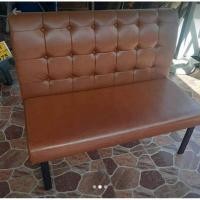 ราคา เก้าอี้ยาว เบาะหนังแท้ ขาเหล็กมือสอง (4650174476)