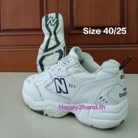 ราคา รองเท้าผ้าใบ New Balance 608 Retro White ไซส์ป้าย 40/25 cm. รองเท้ามือ2 ใส่สบายตลอดวัน ได้ทั้งเที่ยวและออกกำลังกาย (23870380394)