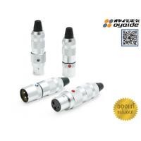 ราคา ของแท้จากตัวแทน OYAIDE FOCUS 1 Silver / Rhodium Male / Female XLR Connectors made in japan / ร้าน All Cable (11609162455)