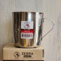 ราคา zebra ถ้วยน้ำ เบอร์ 5 ตราหัวม้าลาย แก้วสแตนเลส แก้วน้ำ ถ้วยสแตนเลส ถ้วยหูสแตนเลส (22246923442)