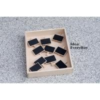 ราคา เซ็ตไม้หนีบ10ชิ้น ป้ายราคา ป้ายกระดานดำ (124236)