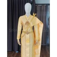 ราคา ชุดไทยศิวาลัย ชุดไทยแต่งงาน ชุดสีทอง ชุดไทยทอง (7581708689)