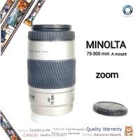 ราคา เลนส์ minolta AF red Zoom 75-300mm f4.5-5.6D (32) มีMacroMount A หน้าเลนส์ขนาด 55 มม พร้อมฝาหน้า ท้าย (13394334791)