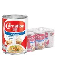 ราคา (แพ็ค 6 กระป๋อง) คาร์เนชัน นมข้นจืด 405 กรัม x 6 กระป๋อง (29462513622)