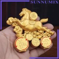 ราคา [ซันนิมิกซ์] รูปปั้นม้าเงินตุ๊กตาเรซิ่นสีทองขนาดเล็กรูปปั้นม้าปีที่ทันสมัยสําหรับตกแต่งบ้านห้อง (51254163153)