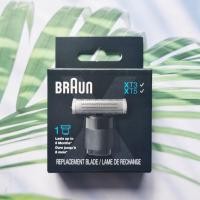 ราคา (Braun®) Series X Replacement Blade 1 Count ใบมีดโกน 1 ชิ้น Compatible with Braun Series X Models XT10, XT3, XT5 (19529017619)