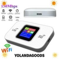 ราคา YOLANDAGOODS1 4G LTE Hotspot Router, 150Mbps 3000mAh Pocket WiFi Router, แบบพกพา Universal Sim Card Mini Pocket Mobile Hotspot Travel Online (55900738530)