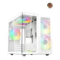 ราคา Neolution E-Sport Galactic Gaming Case เคสเกมมิ่ง พัดลม3ตัว (RGB) มีกระจกข้าง รับประกันศูนย์ 1 ปี - White (23860460476)