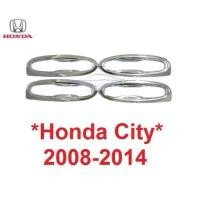 ราคา เบ้ารองมือเปิดประตู HONDA CITY SV VT 2008 - 2014 ชุบโครเมี่ยม ฮอนด้า ซิตี้ ถาดรอง เบ้ามือจับประตู ถ้วย เบ้ากันรอย (27073297353)