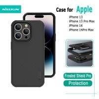 ราคา NILLKIN Frosted Shield Proเคสโทรศัพท์NILLKINสําหรับApple iPhone 13 Pro Max iPhone 14 Pro Max iPhone 14 Plusป้องกันลายนิ้วมือกันกระแทกปกหลัง (49155347821)