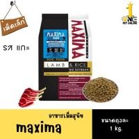 ราคา Maxima Dog 1 Kg. [small breed] อาหารสุนัข สูตรเนื้อแกะ (เม็ดเล็ก) X 12 ถุง (48456325357)