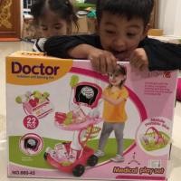 ราคา ‍⚕️‍⚕️ชุดรถเข็นคุณหมอ มีฟิล์มเอ็กซเรย์ พร้อมอุปกรณ์ มีเสียง มีไฟ พร้อมตระกร้าพกพา ‍⚕️‍⚕️ (875012205)