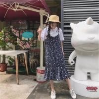 ราคา ชุดเซต เสื้อแขนสั้น+เอี๊ยมกระโปรงตัวยาว (985058294)