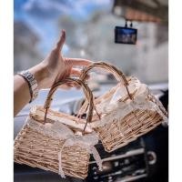 ราคา พร้อมส่ง!! ไม่ต้องรอพรี ❌กระเป๋า สานขนาดจิ๋ว น่าร๊ากกกเอาไว้เป็นพร๊อพถ่ายรูปมุ้งมิ้งได้เลยค่ะ (7058254930)