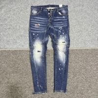 ราคา Dsquared2 กางเกงยีนส์ขาดสําหรับผู้ชาย bgus (51955781413)