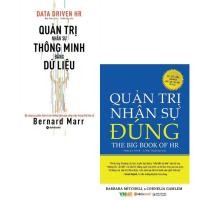 ราคา หนังสือ - การจัดการทรัพยากรของมนุษย์แบบคอมโบโดยใช้ข้อมูล + การจัดการทรัพยากรของมนุษย์ที่ถูกต้อง (ชุด 2 ชิ้น) (23064570320)