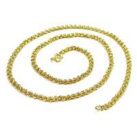 ราคา TANITTgems สร้อยคอทองเหลืองแท้เนื้อดีลายห่วงคู่รุ่น TNNL124 - Yellow#1200 (453219162)