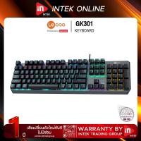ราคา คีย์บอร์ดเกมมิ่ง - LECOO GK301 GREY - BLUE SWITCH USB GAMING KEYBOARD (18575052564)
