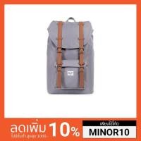 ราคา HERSCHEL LITTLE AMERICA MID-VOLUME BACKPACK TAN SYNTHETIC LEATHER GREY (945861797)