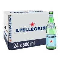 ราคา ส่งฟรีพร้อมส่งSan Pellegrino Sparkling Mineral Water 500 ml glass 24 ขวด ซานเพลลีกรีโน น้ำแร่ธรรมชาติชนิดมีฟอง (28962597452)