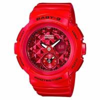 ราคา Casio Baby-G นาฬิกาข้อมือผู้หญิง สายเรซิ่น รุ่น BGA-195M-4A(Red) (2065010682)