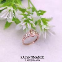 ราคา C6416 แหวนพลอยซิทรีนแท้ ( Natural Citrine ) ตัวเรือนเงินแท้925 ชุบพิงค์โกลด์ เลือกไซส์แหวนที่ตัวเลือก แก้ไซส์ฟรี (26911627408)