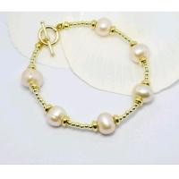 ราคา กำไลข้อมือไข่มุกน้ำจืดแท้ (23782846698)