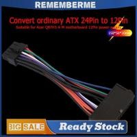 ราคา Riser Card Extension Port Adapter ATX 24 Pin to 12 Pin สายไฟอะแดปเตอร์สําหรับ Acer Q87H3-AM เมนบอร์ด 15 ซม. (46902411062)