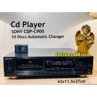 ราคา CD-02-081224 SONY CDP-C900 เครื่องเล่นซีดีมือสองจากประเทศญี่ปุ่น แถมหม้อแปลง ไม่มีรีโมท (29070080921)
