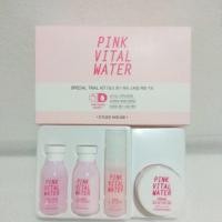 ราคา Etude house Pink Vital Water (Tester) ประกอบด้วย Toner Serum Emulsion and cream (1709347566)
