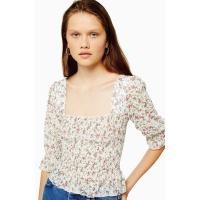 ราคา topshop floral crop top (21907525944)