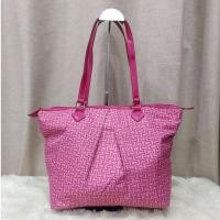 ราคา Pink milk tea Bana Bana tote bag with a monogram pattern กระเป๋าสะพายข้าง ทรงtote/shopping bag (51703614409)