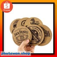 ราคา coasters จานรองแก้ว เครื่องดื่ม เบียร์ ไฮนาเก้น เบียรช้าง เบียร์สิงห์ เบียร์ลีโอ เบียร์ลาว แจ็คแดเนียล เซ็ต 6 ชิ้น (5835263022)