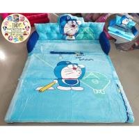 ราคา ที่นอนโซฟาหัวตุ๊กตามีหัวเตียงถอดซักได้ 3in1ลายโดเรม่อนเบสบอล ผ้านาโน พับนั่งเป็นโซฟากางออกเป็นเตียง มีซิปถอดซักได้ (22137584918)