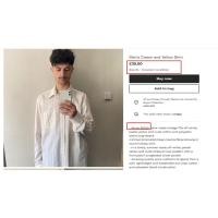 ราคา Arrow mad in Britain เสื้อเชิ้ตแบรนด์แท้ แอโรว์ ผลิตในอังกฤษสภาพใหม่ ยังไม่ได้ใช้งาน อก 43 นิ้ว (29738406250)