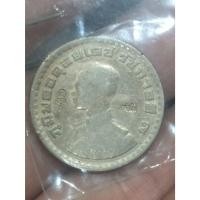 ราคา เหรียญที่ระลึกตอกโค๊ด หลวงพ่อเงิน 2ฝั่ง หน้าเหรียญบาทไทย รัชกาลที่9 ปี 2505 (23789362676)