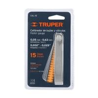 ราคา TRUPER 14396 ฟิลเลอร์เกจ 26 แผ่น 0.04-0.63mm [CAL-26] (27085385064)