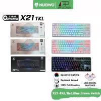 ราคา Free MousePadNUBWO KEYBOARD(คียบอร์ด)Gaming/87Keys รุ่นX21TKL(Blue/Red/Brown) (12573915698)