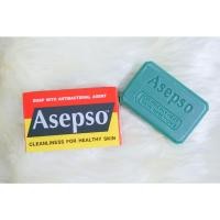 ราคา สบู่ อาเซปโซ Asepso ขนาด 80 g 1 ก้อน สูตรออริจินัล สีเขียว สบู่ก้อน (28504878856)
