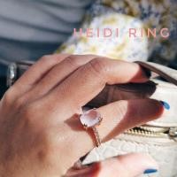 ราคา แหวน Heidi ring พลอยโรสควอตซ์ (19214021015)