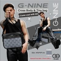 ราคา กระเป๋าสะพายข้าง G-Nine Cross Body & Tiny bag ☁️✨ รุ่นสี light gray อะไหล่เงินรมควันเท่มาก วัสดุ Premium PU leather (23760520277)