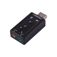 ราคา USB Sound card usb SOUND External USB Virtual 7.1 - Black (526490356)