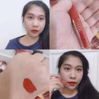 ราคา [พร้อมส่ง]ลิปจุ่มสีส้มอิฐเนื้อแมทกันน้ำ (2014843600)