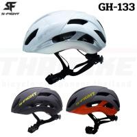ราคา หมวกกันน็อคจักรยาน S-FIGHT GH-133 สำหรับเสือหมอบ/เสือภูเขา น้ำหนัก 270g มาตรฐาน EN1078 (M/L) สี ดำ/ขาวเงิน/เทาส้ม (27094233724)