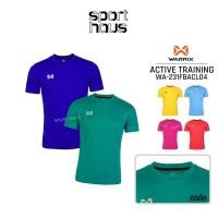 ราคา WARRIX เสื้อกีฬา Active Training SHIRT เสื้อออกกำลังกาย สีล้วน รหัส WA-231FBACL04 สีฟ้า/ชมพู/แดง (40124920357)
