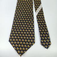 ราคา เนคไทมือสอง Salvatore Ferragamo Men's Silk Tie Novelty Design Made in Italy (40814035356)